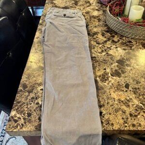 Men's American Eagle relaxed straight fit 33x34 light grey khakis